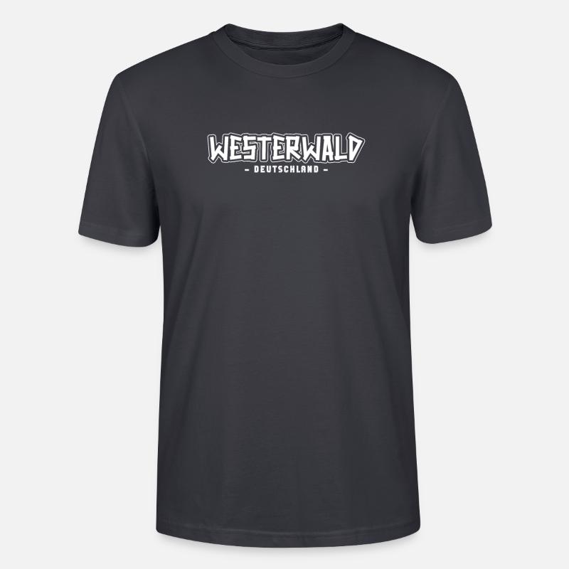 Westerwald - Stanley/Stella Unisex Bio-T-Shirt CRAFTER - Dunkles Graublau