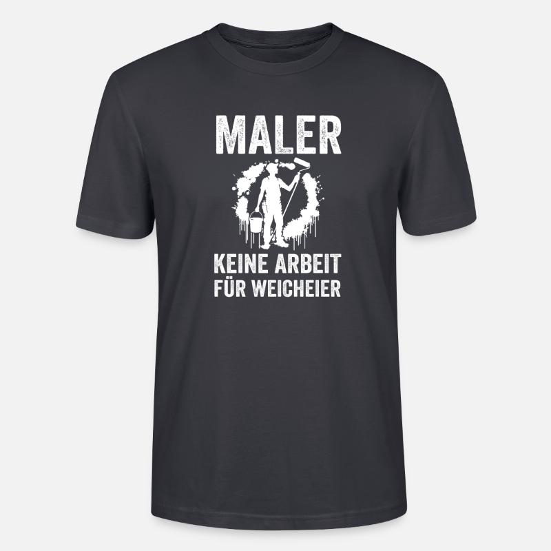 Master Painter Journeyman Painter - Stanley/Stella CRAFTER Unisex Organic T-Shirt - India Ink Grey