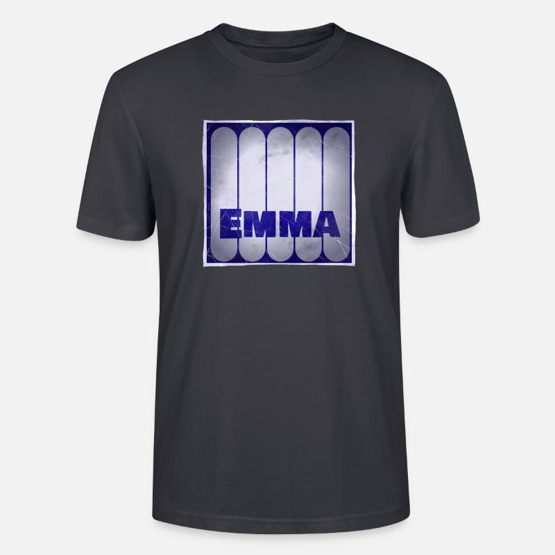 Name Emma Geschenkidee - Stanley/Stella Unisex Bio-T-Shirt CRAFTER - Dunkles Graublau