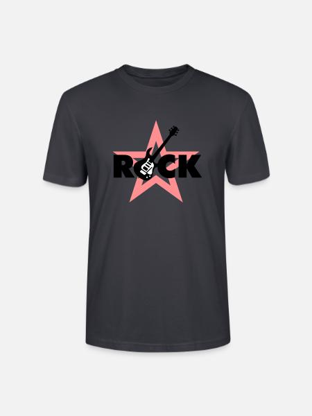 rock_star_042013_c_3c - Stanley/Stella CRAFTER Unisex Organic T-Shirt - India Ink Grey