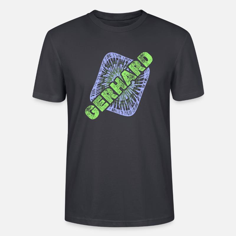 Gerhard als Gerhard - Stanley/Stella Unisex Bio-T-Shirt CRAFTER - Dunkles Graublau