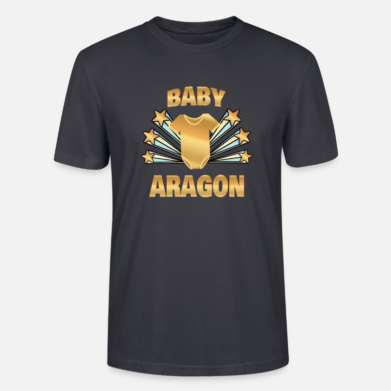 Geburt Aragon - Stanley/Stella Unisex Bio-T-Shirt CRAFTER - Dunkles Graublau