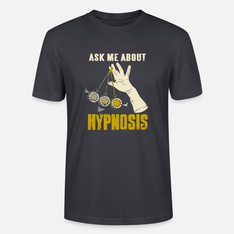 Frag mich über Hypnose - Stanley/Stella Unisex Bio-T-Shirt CRAFTER - Dunkles Graublau