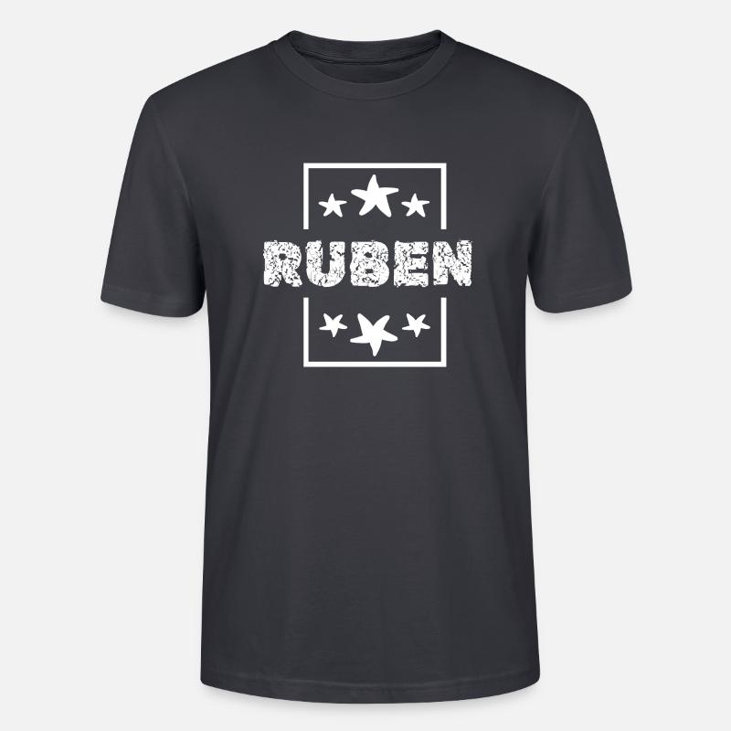 Ruben Ruben - Stanley/Stella Unisex Bio-T-Shirt CRAFTER - Dunkles Graublau