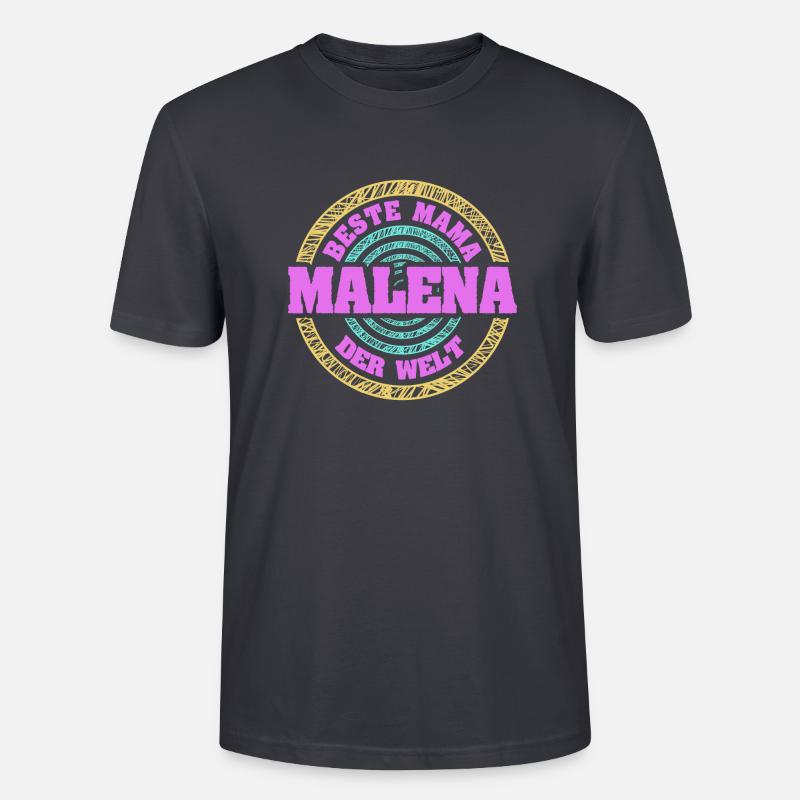 Malena als Mutter - Stanley/Stella Unisex Bio-T-Shirt CRAFTER - Dunkles Graublau