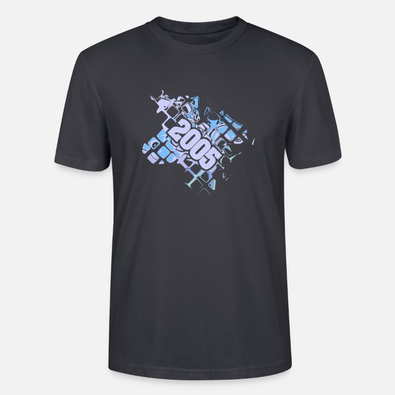 Computer 2005 - Stanley/Stella Unisex Bio-T-Shirt CRAFTER - Dunkles Graublau