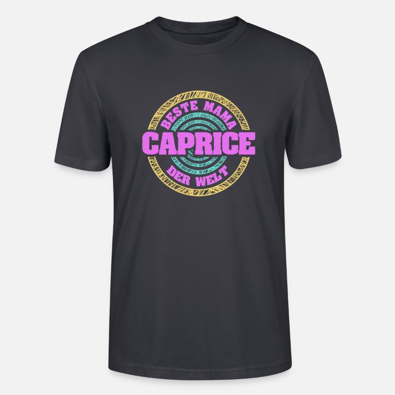 Mutter Caprice - Stanley/Stella Unisex Bio-T-Shirt CRAFTER - Dunkles Graublau