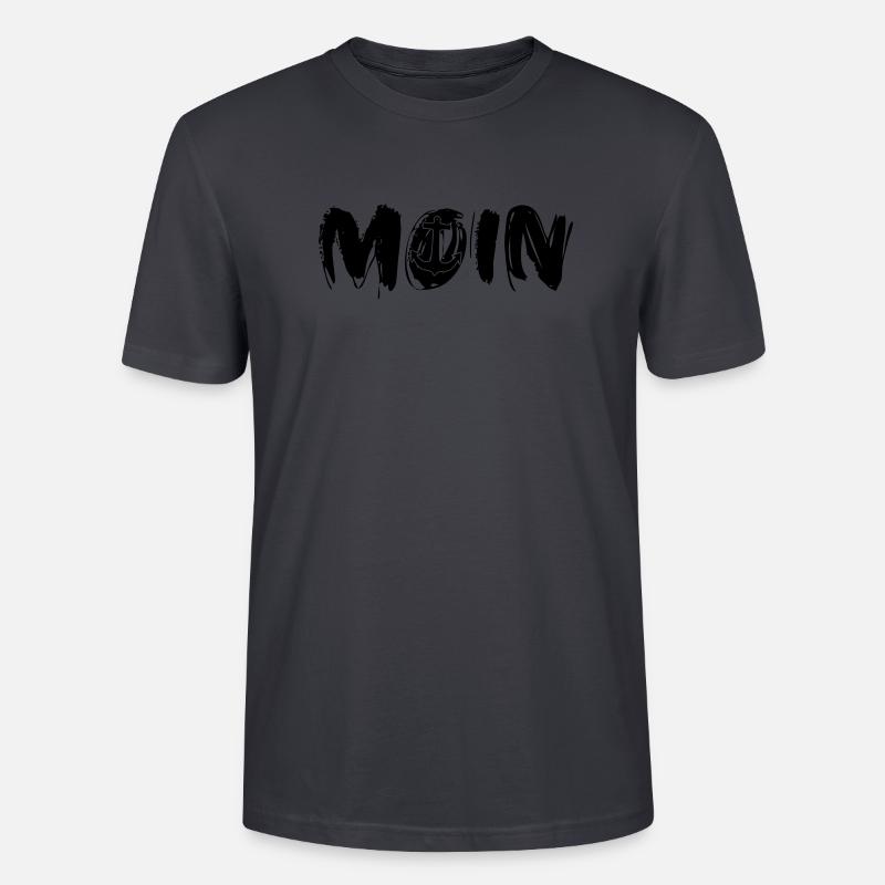 Moin Moin - Stanley/Stella Unisex Bio-T-Shirt CRAFTER - Dunkles Graublau