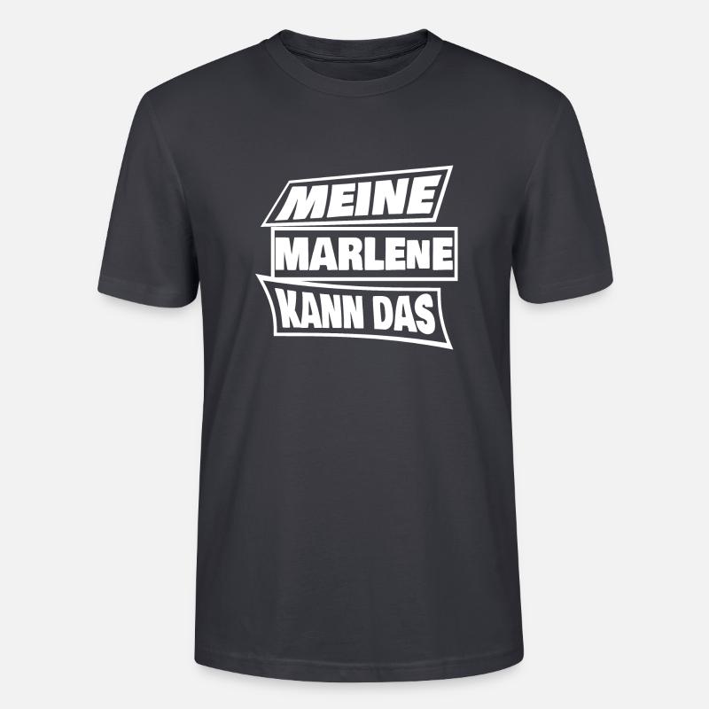 Marlene as Marlene - Stanley/Stella CRAFTER Unisex Organic T-Shirt - India Ink Grey