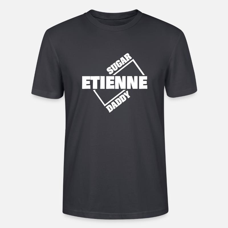 Sugardaddy Etienne - Stanley/Stella Unisex Bio-T-Shirt CRAFTER - Dunkles Graublau