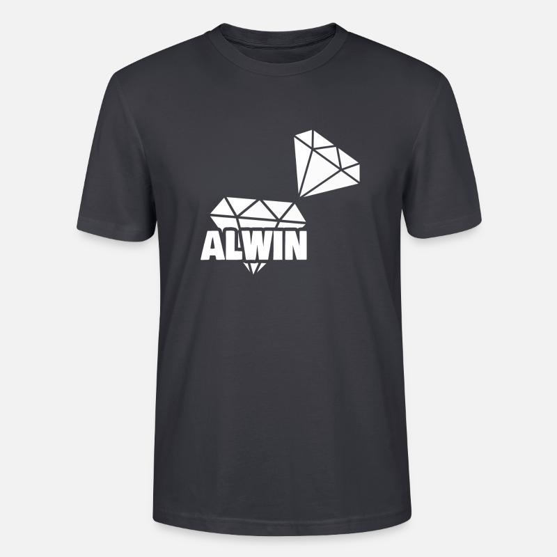 Alwin - T-shirt bio CRAFTER Stanley Stella Unisexe - bleu gris foncé