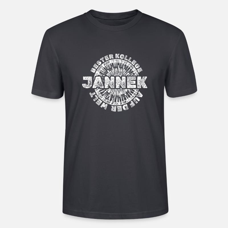 Geschenkidee Jannek - Stanley/Stella Unisex Bio-T-Shirt CRAFTER - Dunkles Graublau