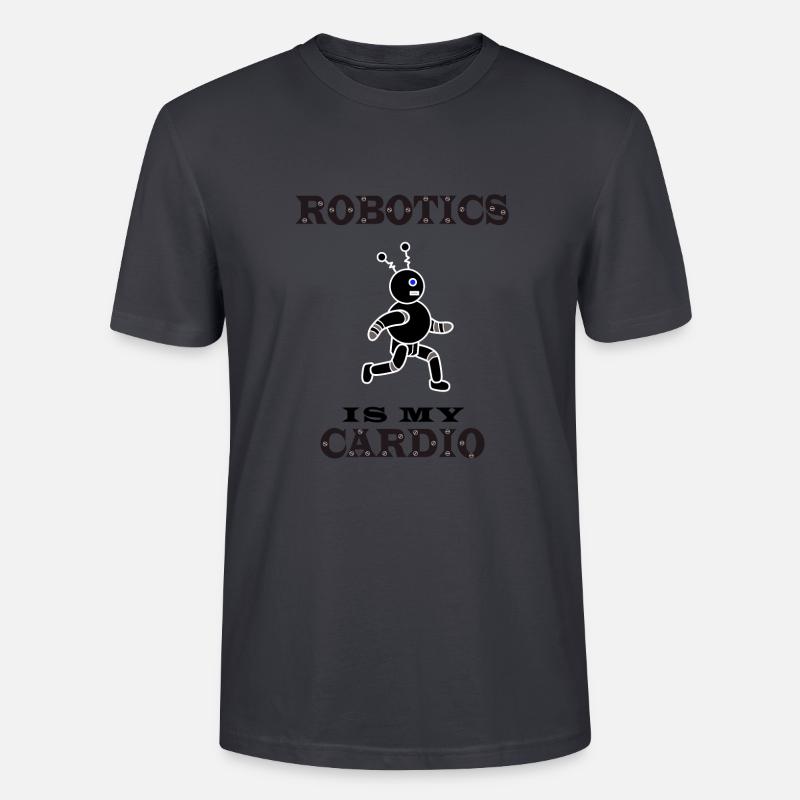 Robotik als Cardio Electronic Engineer - Stanley/Stella Unisex Bio-T-Shirt CRAFTER - Dunkles Graublau