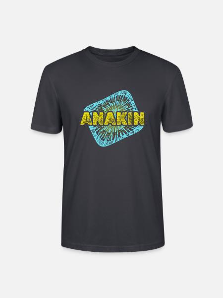 Warp Enterprise Sternenstaub Anakin - Stanley/Stella Unisex Bio-T-Shirt CRAFTER - Dunkles Graublau