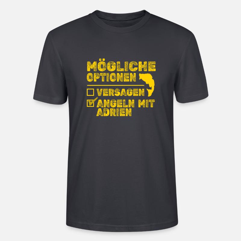 Adrien als Adrien - Stanley/Stella Unisex Bio-T-Shirt CRAFTER - Dunkles Graublau