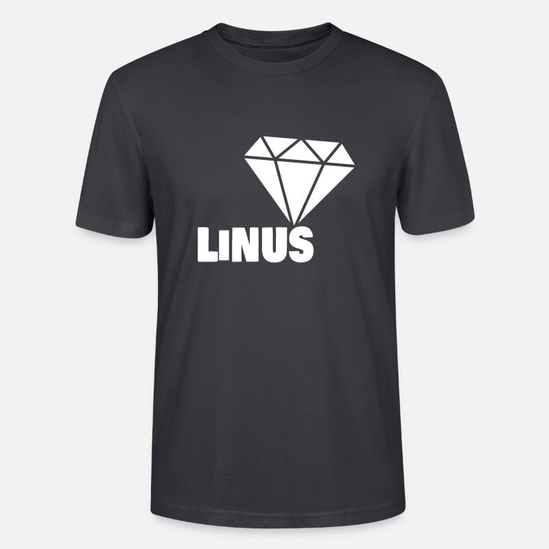 Edel Linus - Stanley/Stella Unisex Bio-T-Shirt CRAFTER - Dunkles Graublau