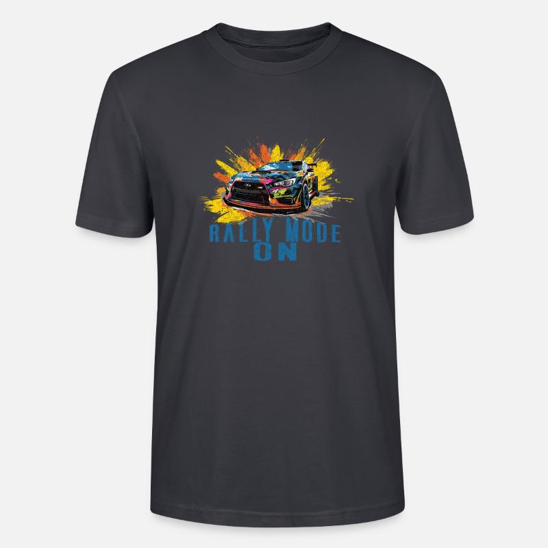 Rallye-Modus Ein - Stanley/Stella Unisex Bio-T-Shirt CRAFTER - Dunkles Graublau
