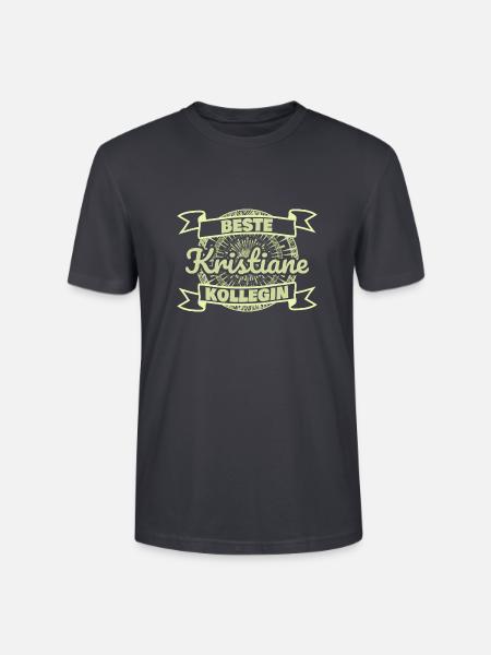 Arbeitskollegin Kristiane - Stanley/Stella Unisex Bio-T-Shirt CRAFTER - Dunkles Graublau