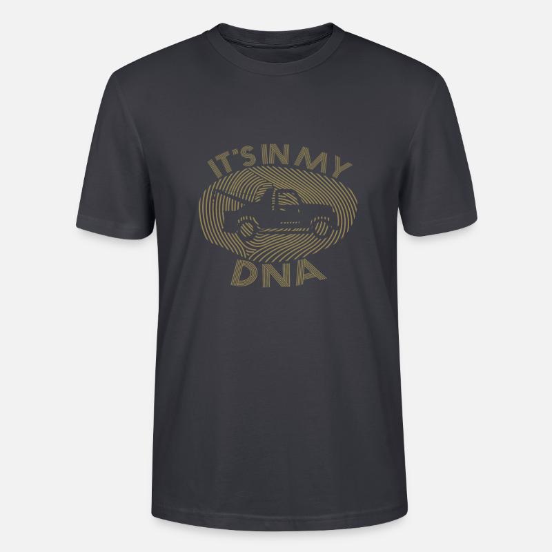 Abschleppfahrer Geschenkideen - Stanley/Stella Unisex Bio-T-Shirt CRAFTER - Dunkles Graublau