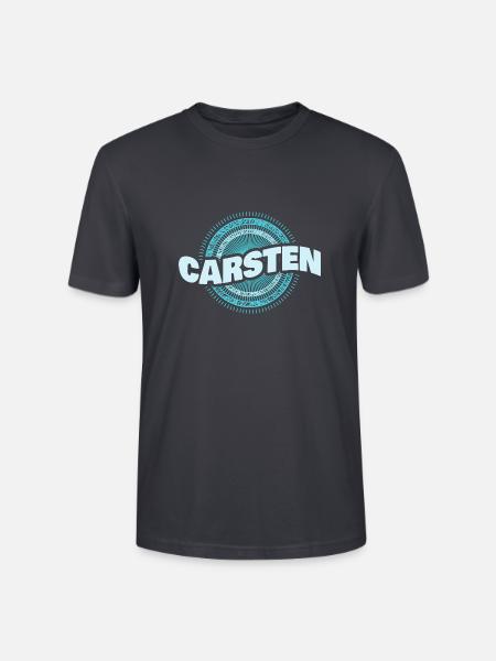 Carsten as a gift idea - Stanley/Stella CRAFTER Unisex Organic T-Shirt - India Ink Grey
