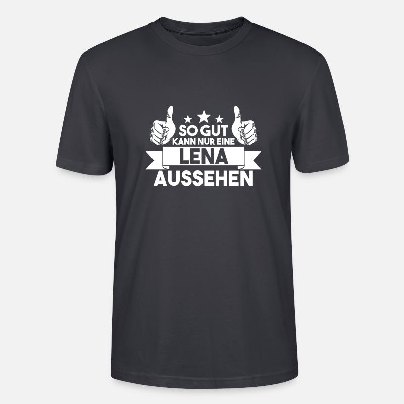 Lena - Stanley/Stella Unisex Bio-T-Shirt CRAFTER - Dunkles Graublau