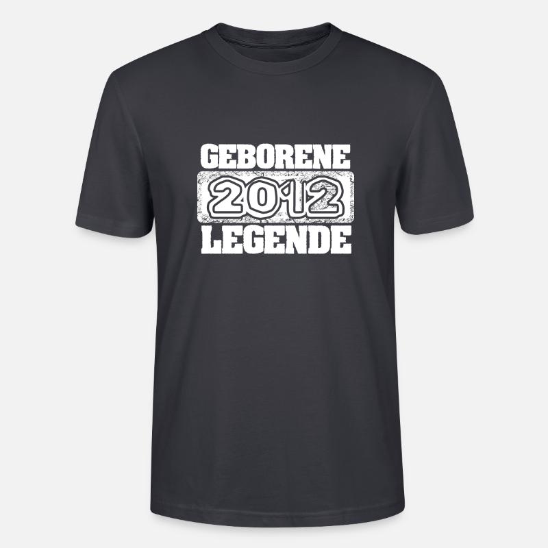 Geschenkidee 2012 - Stanley/Stella Unisex Bio-T-Shirt CRAFTER - Dunkles Graublau