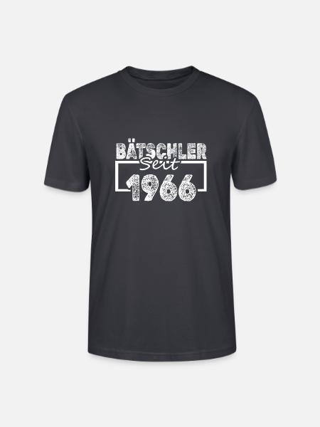 Jungeselle 1966 - Stanley/Stella Unisex Bio-T-Shirt CRAFTER - Dunkles Graublau