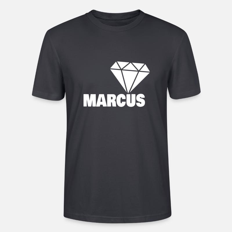 Marcus - Stanley/Stella Unisex Bio-T-Shirt CRAFTER - Dunkles Graublau