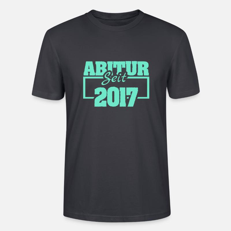 2017 2017 - Stanley/Stella Unisex Bio-T-Shirt CRAFTER - Dunkles Graublau