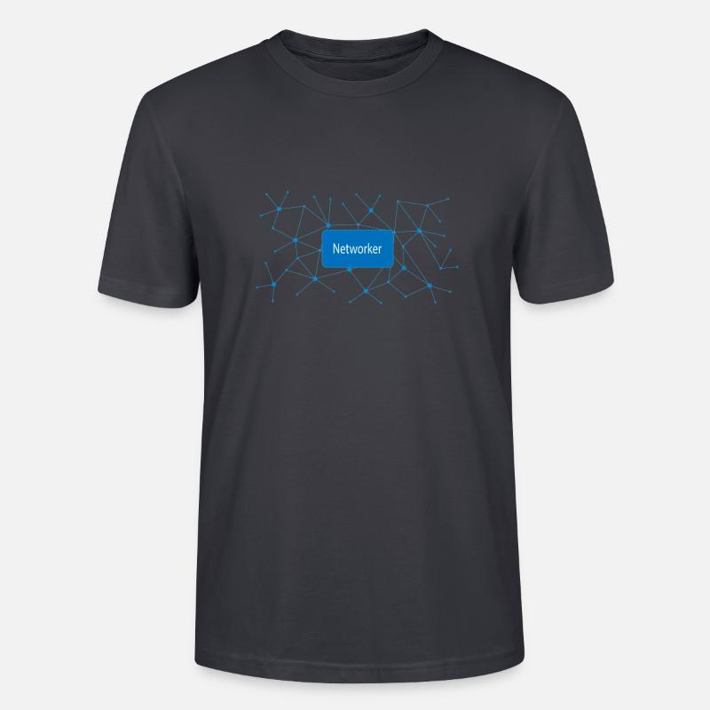 Networker - Stanley/Stella Unisex Bio-T-Shirt CRAFTER - Dunkles Graublau