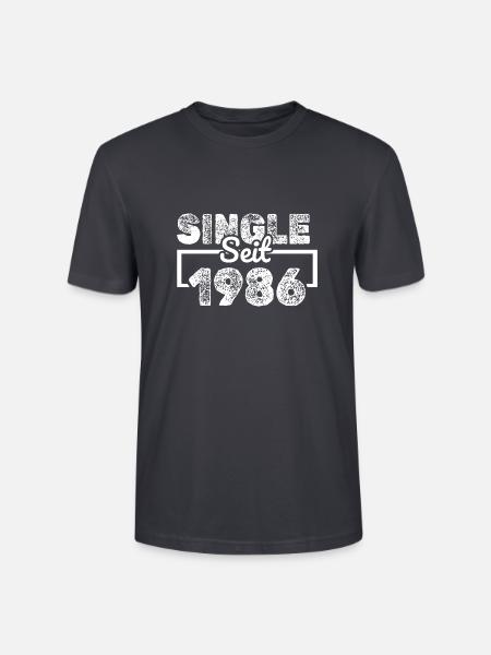 seit 1986 - Stanley/Stella Unisex Bio-T-Shirt CRAFTER - Dunkles Graublau