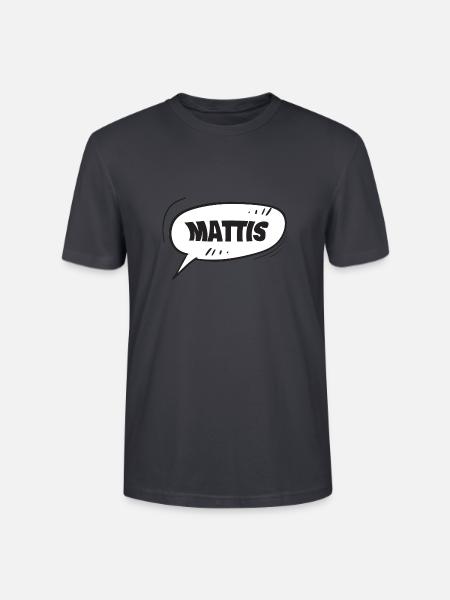 Gift for Mattis - Stanley/Stella CRAFTER Unisex Organic T-Shirt - India Ink Grey