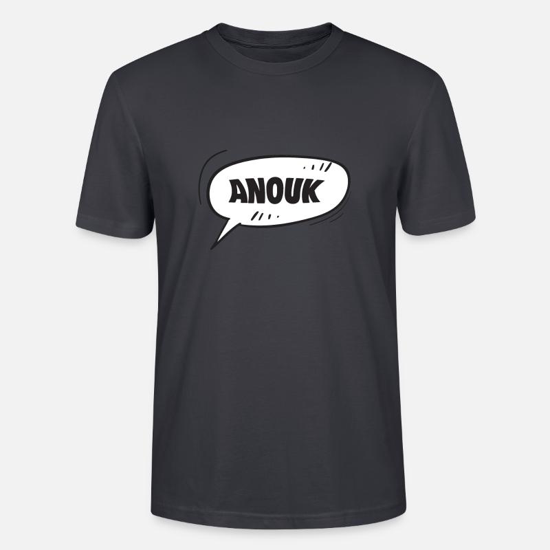 Anouk Anouk - T-shirt bio CRAFTER Stanley Stella Unisexe - bleu gris foncé