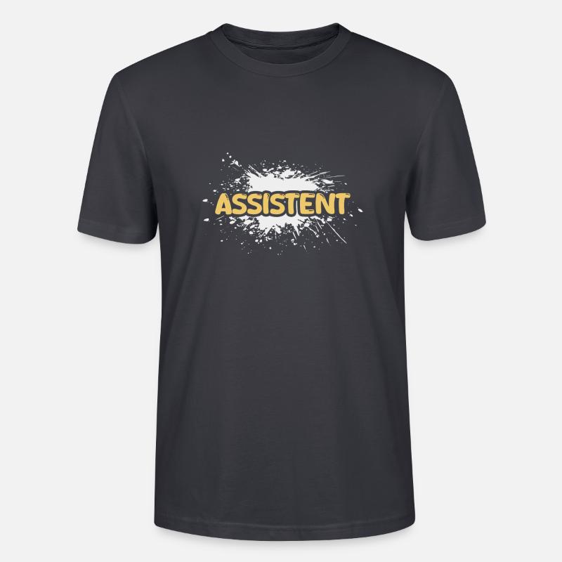 Assistent - Stanley/Stella Unisex Bio-T-Shirt CRAFTER - Dunkles Graublau