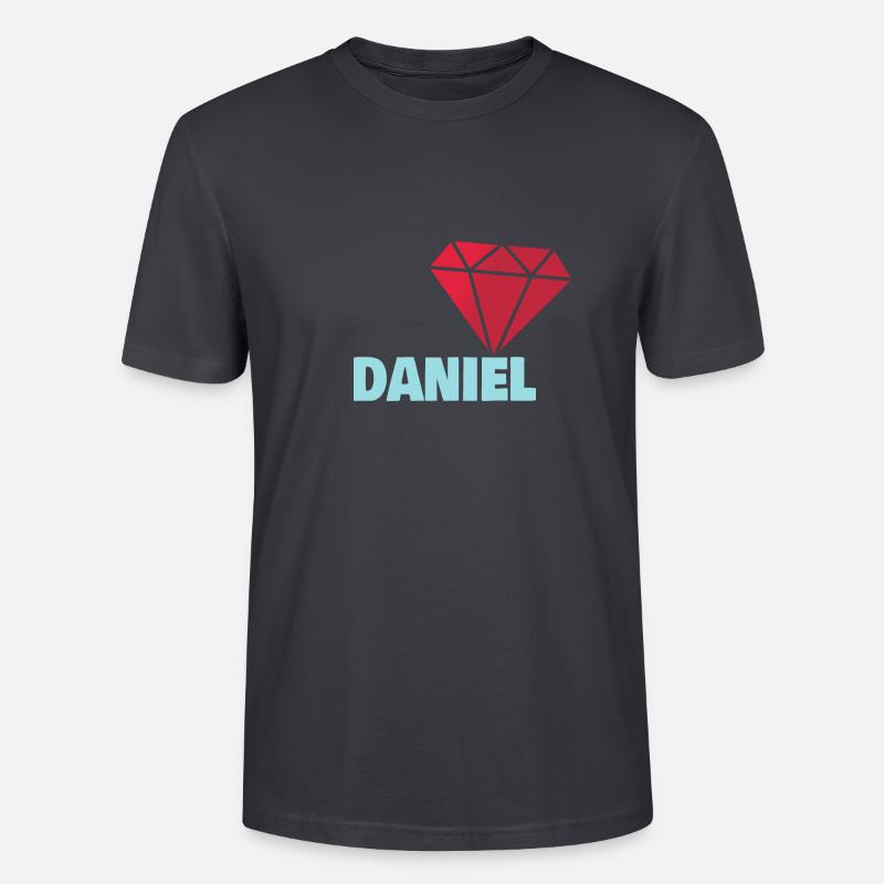 Daniel als Edel - Stanley/Stella Unisex Bio-T-Shirt CRAFTER - Dunkles Graublau