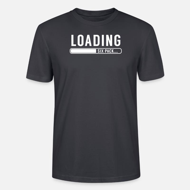LOADING SIX PACK - Stanley/Stella Unisex Bio-T-Shirt CRAFTER - Dunkles Graublau