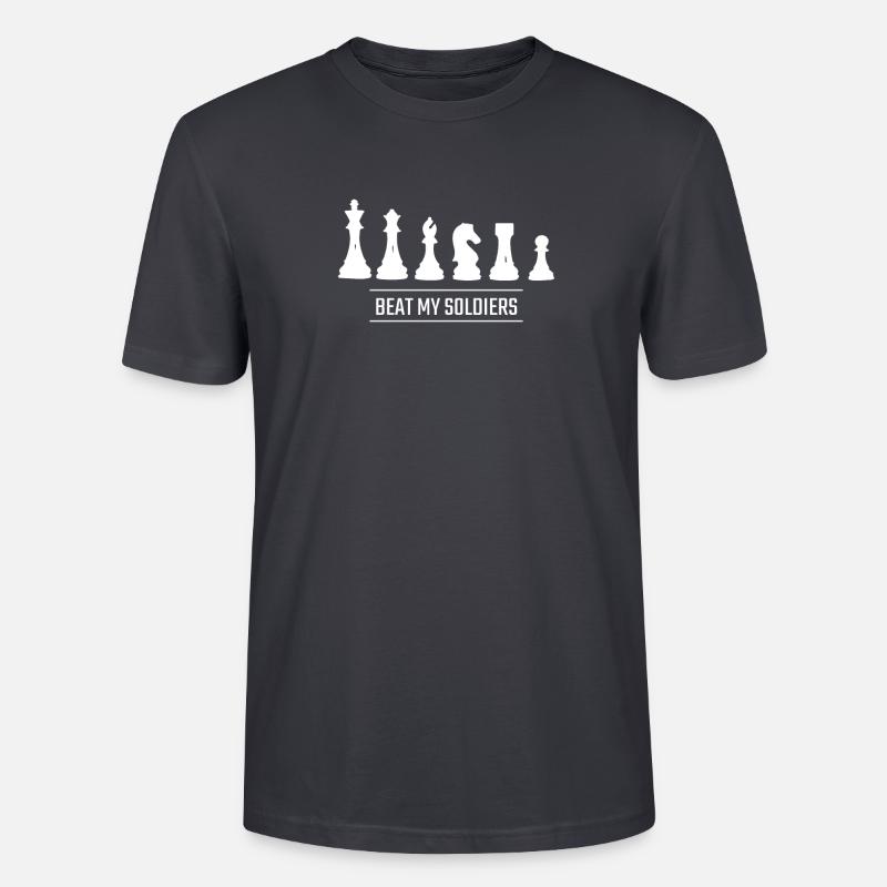 Schach - Stanley/Stella Unisex Bio-T-Shirt CRAFTER - Dunkles Graublau