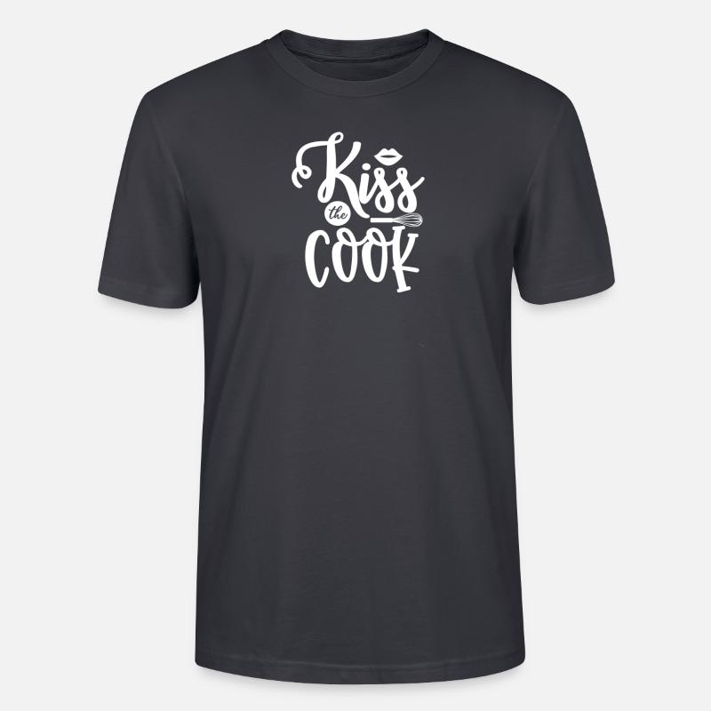Énonciations de cuisine cuisson cuisson - T-shirt bio CRAFTER Stanley Stella Unisexe - bleu gris foncé