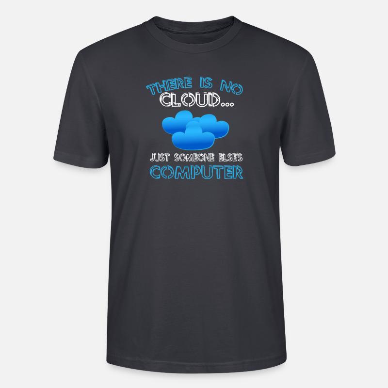 Admin Informatik Lustiges Informatiker - Stanley/Stella Unisex Bio-T-Shirt CRAFTER - Dunkles Graublau