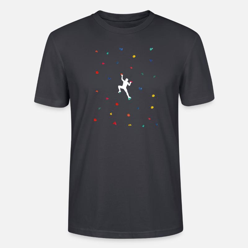 Escalade et bloc dans l’escalade - T-shirt bio CRAFTER Stanley Stella Unisexe - bleu gris foncé