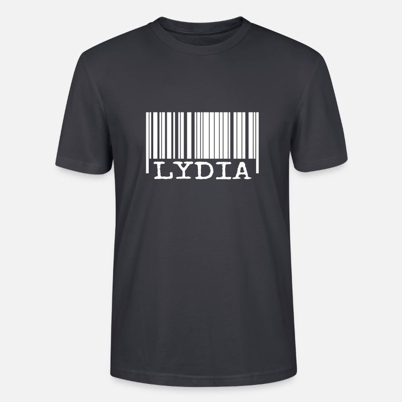 Strichcode Lydia - Stanley/Stella Unisex Bio-T-Shirt CRAFTER - Dunkles Graublau