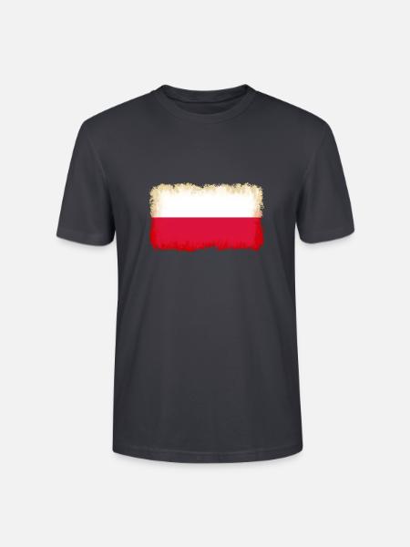 Poland as Poland - Stanley/Stella CRAFTER Unisex Organic T-Shirt - India Ink Grey