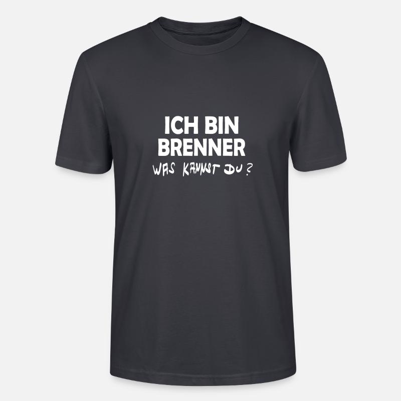 Brenner - Stanley/Stella Unisex Bio-T-Shirt CRAFTER - Dunkles Graublau