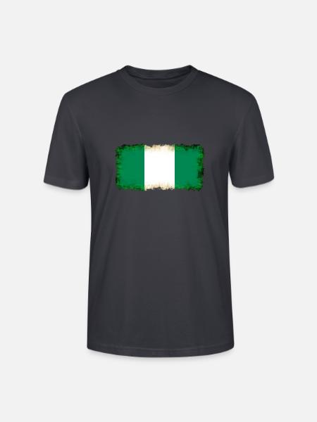Gift for Nigeria - Stanley/Stella CRAFTER Unisex Organic T-Shirt - India Ink Grey