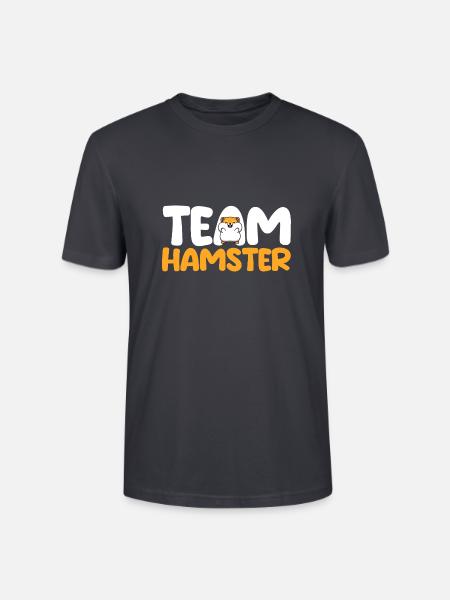 Nagetier Hamsterbesitzer Hamster - Stanley/Stella Unisex Bio-T-Shirt CRAFTER - Dunkles Graublau