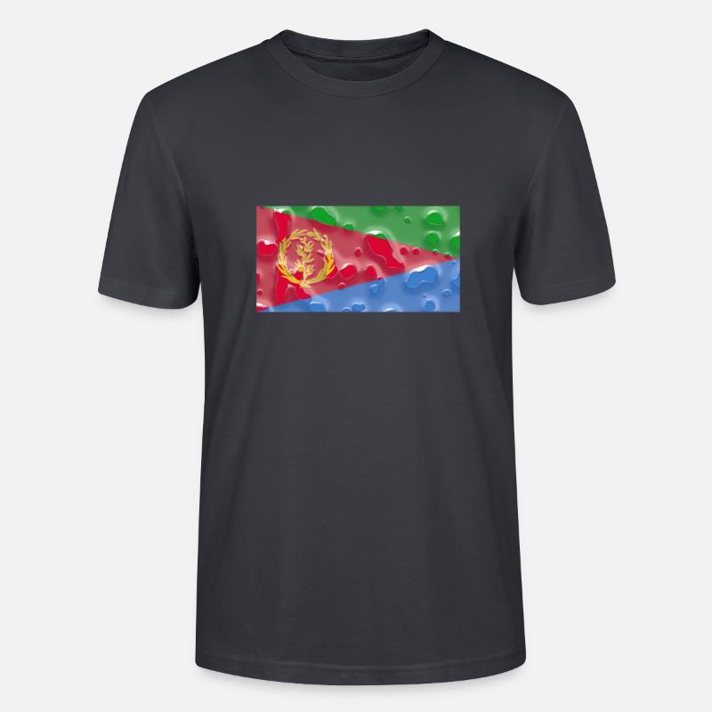Eritrea als Eritrea - Stanley/Stella Unisex Bio-T-Shirt CRAFTER - Dunkles Graublau