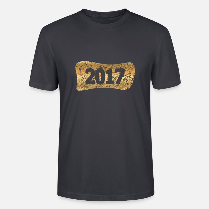 Edelmetall 2017 - Stanley/Stella Unisex Bio-T-Shirt CRAFTER - Dunkles Graublau