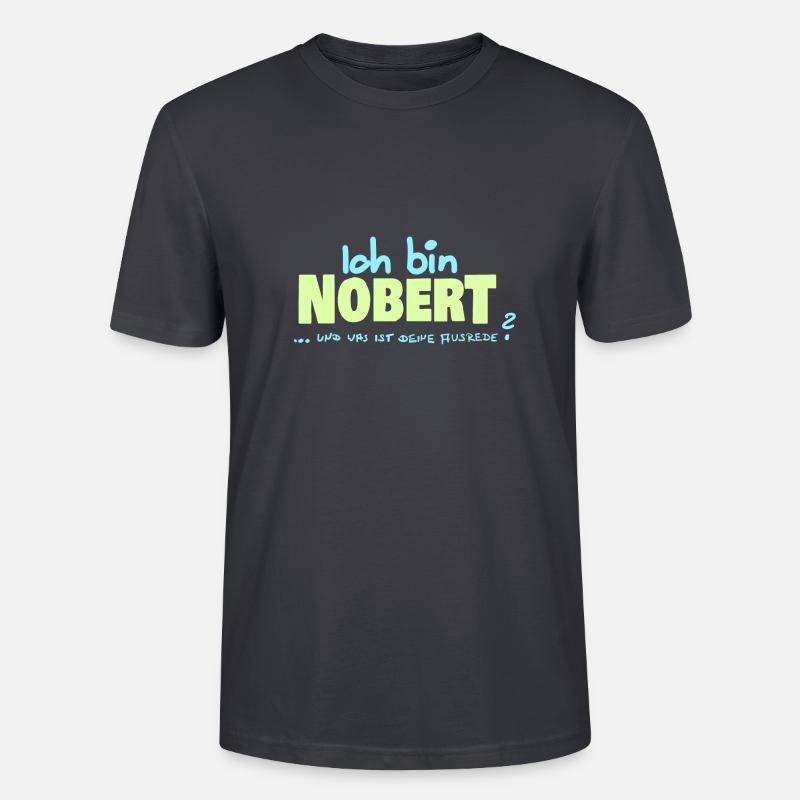 Norbert Norbert - Stanley/Stella Unisex Bio-T-Shirt CRAFTER - Dunkles Graublau