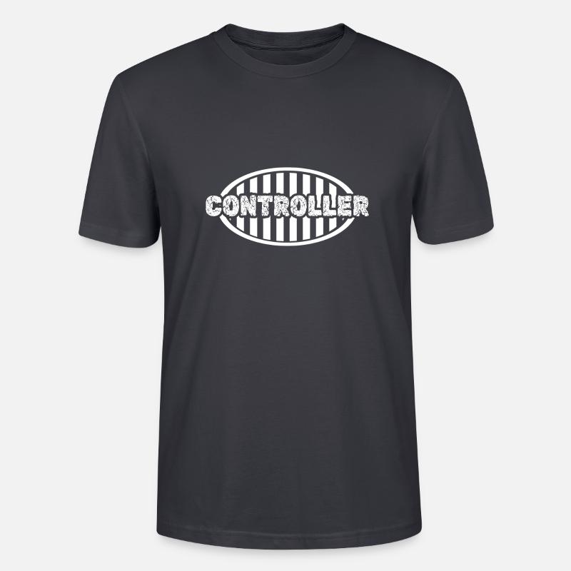 Gift for Controller - Stanley/Stella CRAFTER Unisex Organic T-Shirt - India Ink Grey