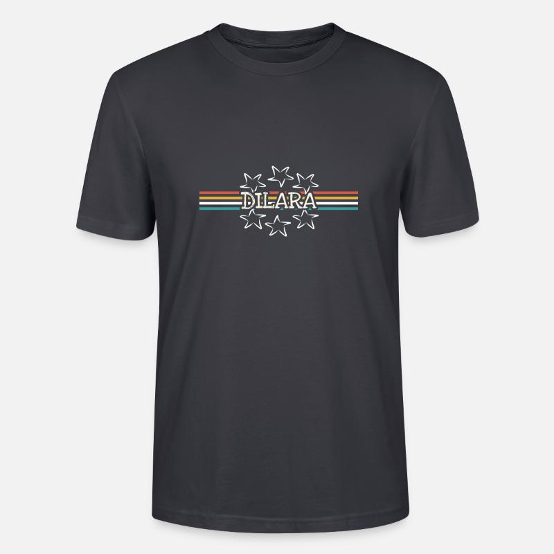 Frauenname Dilara - Stanley/Stella Unisex Bio-T-Shirt CRAFTER - Dunkles Graublau